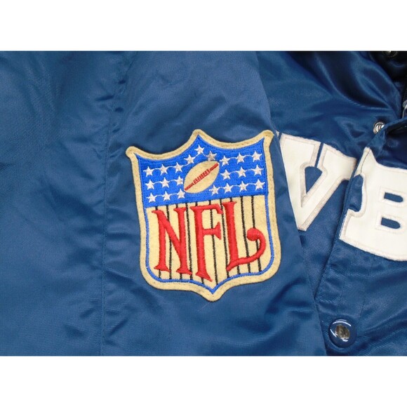 Vintage NFL Dallas Cowboys Jacket VTG Nylon Size Medium NFL Originals - Picture 12 of 16